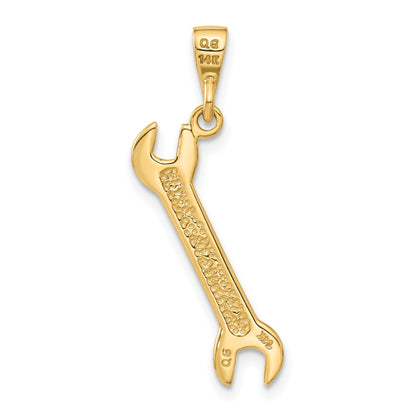 14k 3-D Wrench Charm