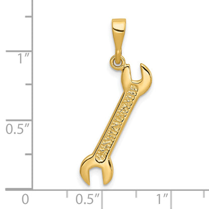 14k 3-D Wrench Charm