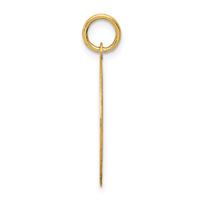 14k MERRY CHRISTMAS 19mm Engravable Disc Charm
