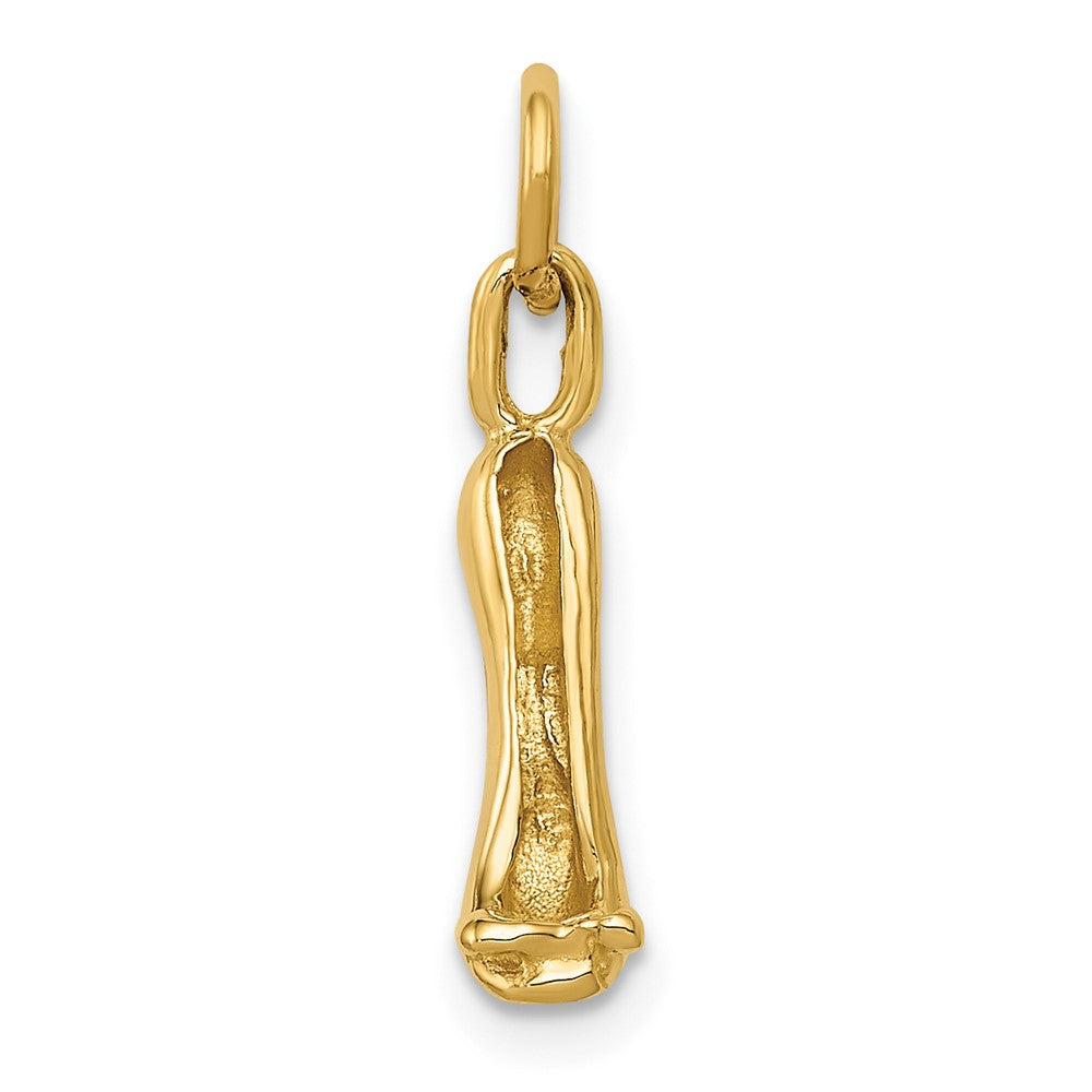 14K  3D High heel shoe Charm