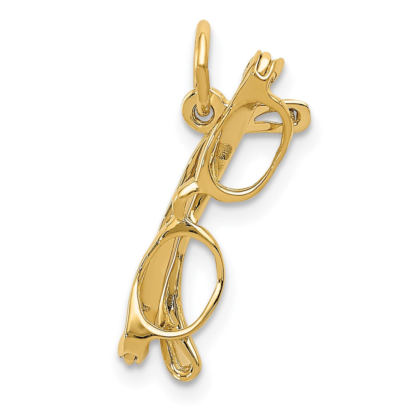 14k 3-D Glasses with Moveable Sides Charm