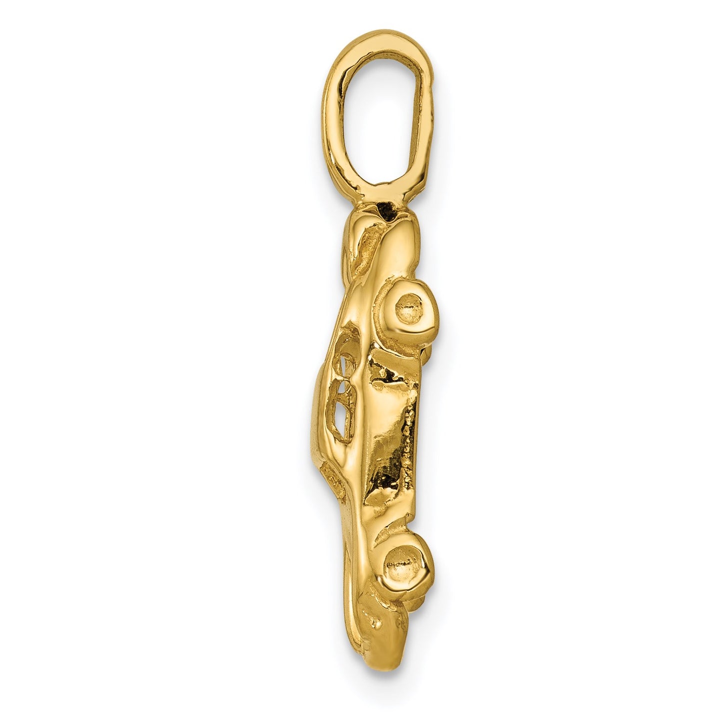 14k 3-D Sports Car Charm