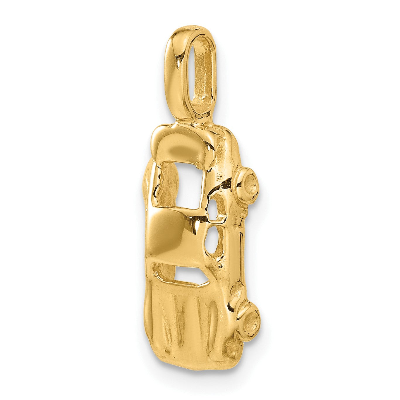 14k 3-D Sports Car Charm