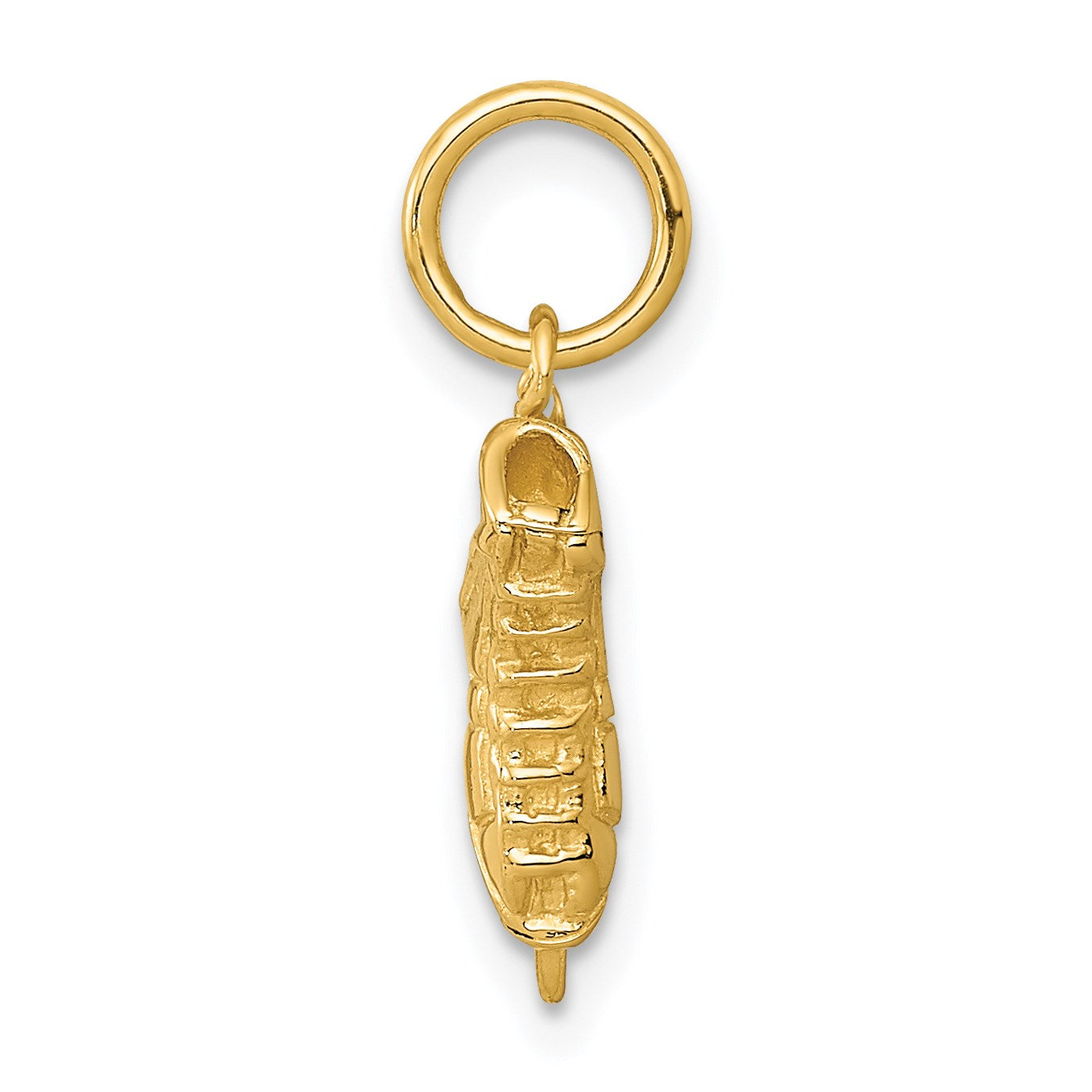 14K  3-D Ice Skate Charm