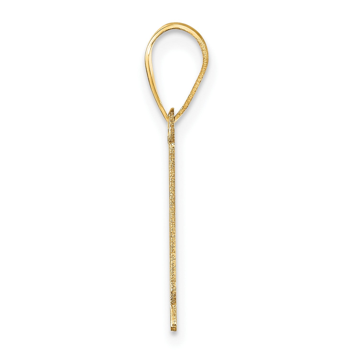 14k Polished Number 1 Pendant