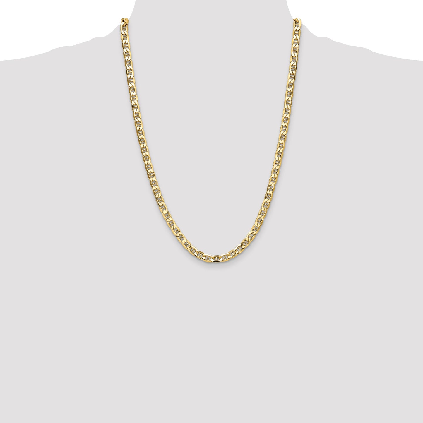 14k 6.25mm Semi-Solid Anchor Chain