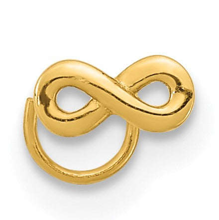 14K 22 Gauge Infinity Nose Ring Body Jewelry