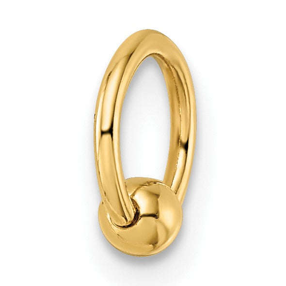 14k 18 Gauge Cartilage Hoop