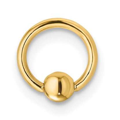 14k 18 Gauge Cartilage Hoop