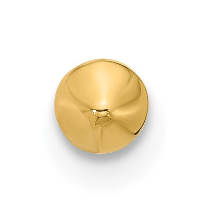 14k 22 Gauge Polished Cone Nose Stud