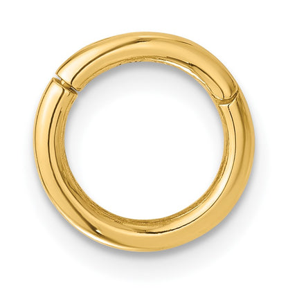14K 14 Gauge Hinged Hoop Cartilage Body Jewelry