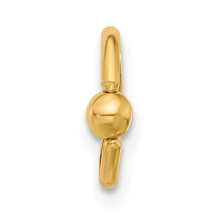14K 16 Gauge Polished Septum Cartilage Ring