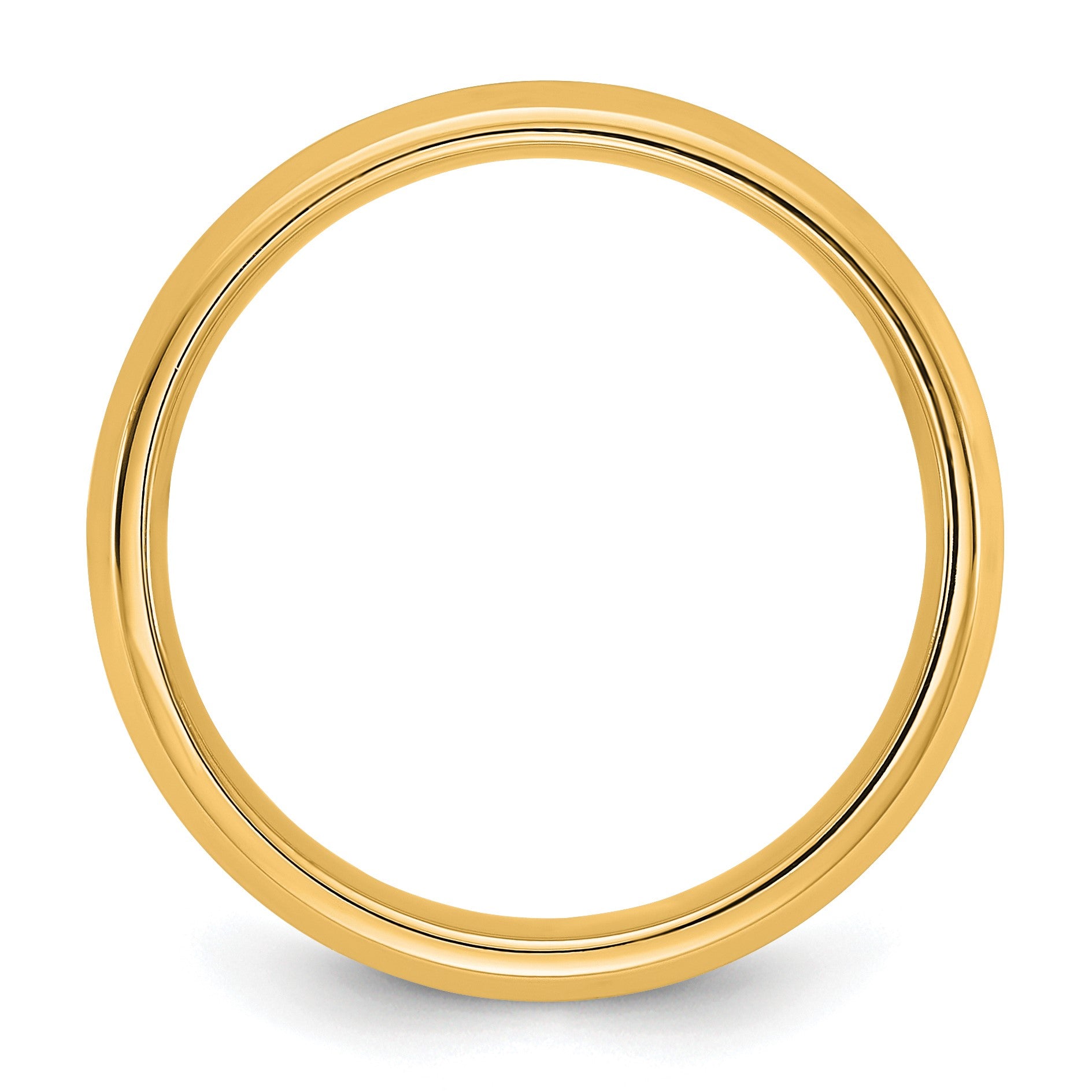 14KY 5.5mm Bevel Edge Comfort Fit Band Size 10.5