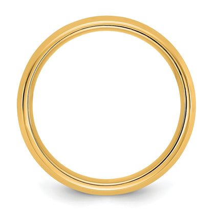 14KY 5.5mm Bevel Edge Comfort Fit Band Size 10.5