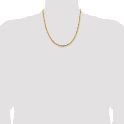 14K 20 inch 3.25mm Byzantine with Lobster Clasp Chain