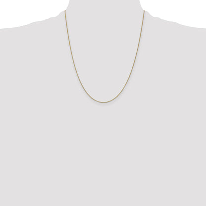 14K 22 inch .7mm Box with Lobster Clasp Chain