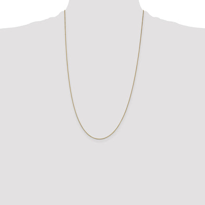 14K 26 inch .7mm Box with Lobster Clasp Chain