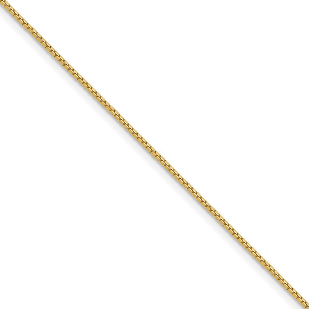 14k .9mm Box Chain  (100 inch Spool)