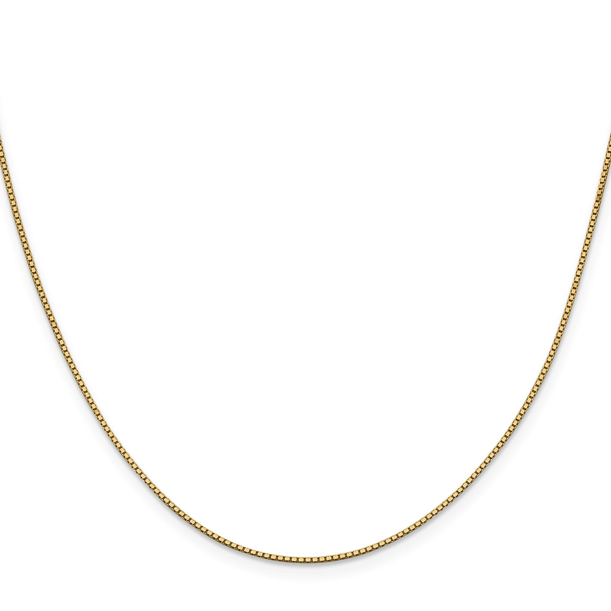 14K 26 inch .95mm Box with Lobster Clasp Chain