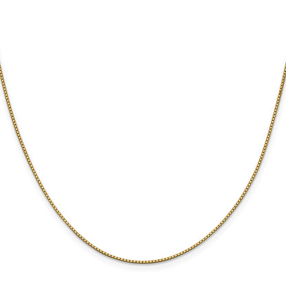 14K 26 inch .95mm Box with Lobster Clasp Chain