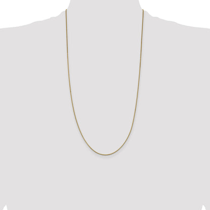 14K 28 inch .95mm Box with Lobster Clasp Chain