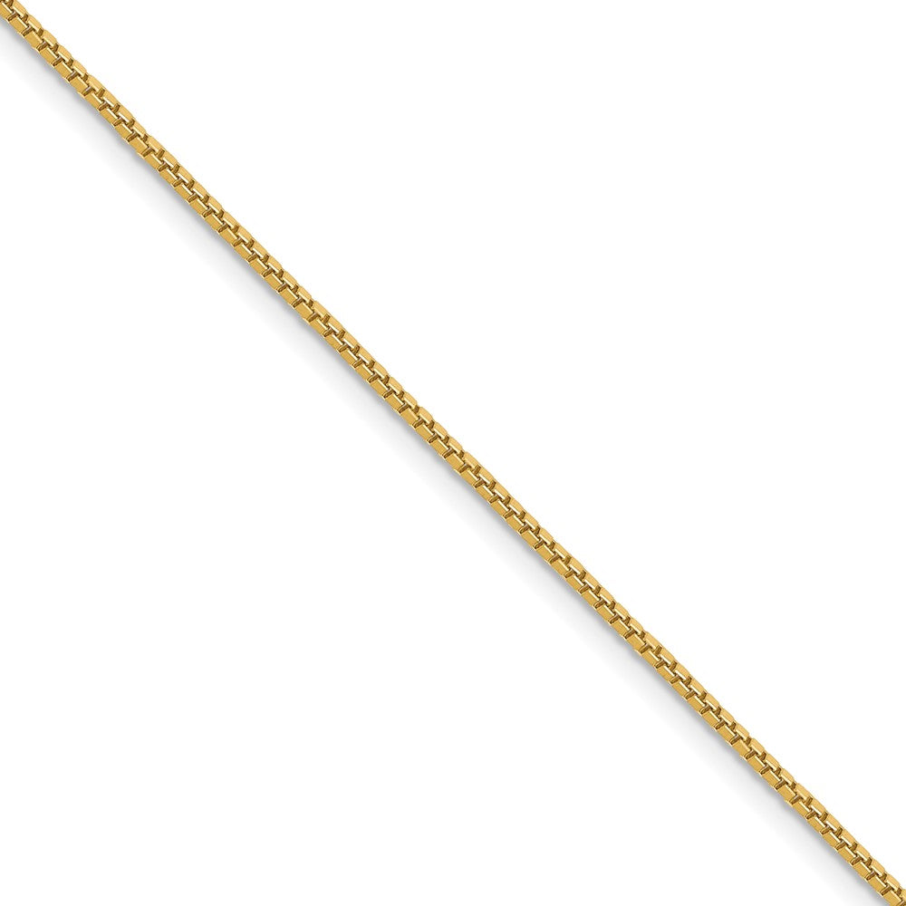 14k 1mm Box Chain  (100 inch Spool)