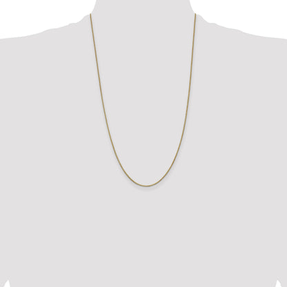 14K 26 inch 1mm Box with Lobster Clasp Chain