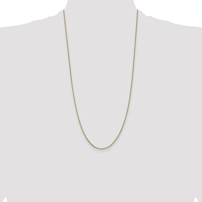 14K 28 inch 1mm Box with Lobster Clasp Chain