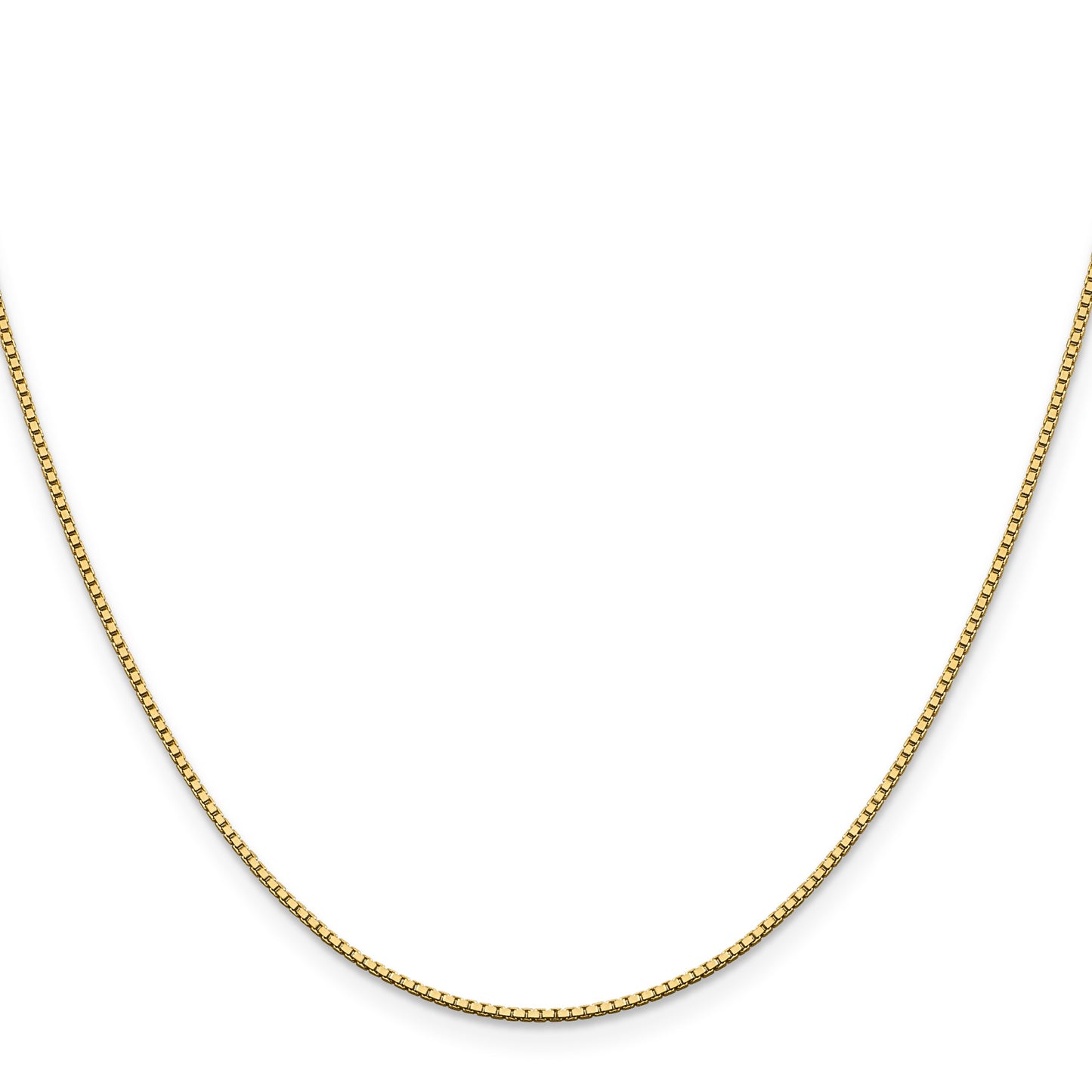 14K 26 inch 1.05mm Box with Lobster Clasp Chain