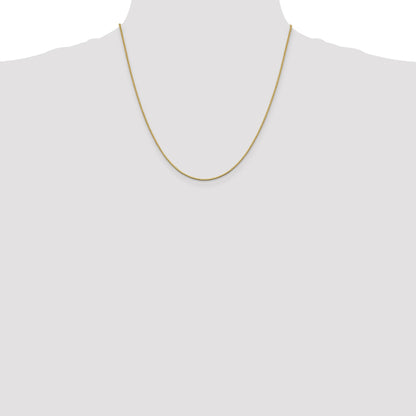 14K 20 inch 1.05mm Box with Lobster Clasp Chain