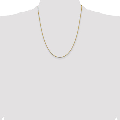 14K 22 inch 1.05mm Box with Lobster Clasp Chain