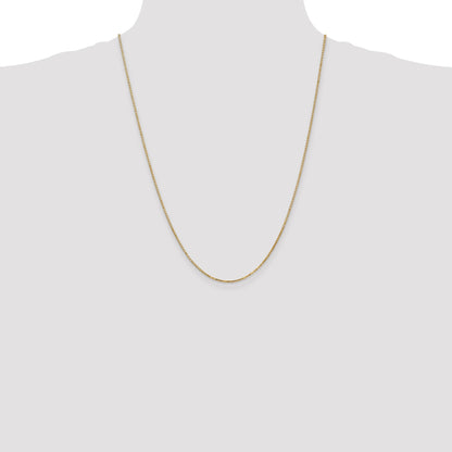 14K 24 inch 1.4mm Box with Lobster Clasp Chain