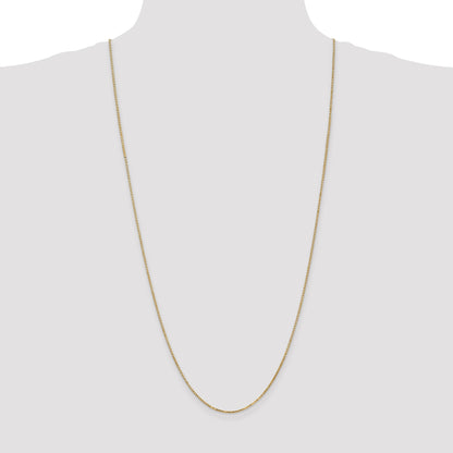 14K 30 inch 1.4mm Box with Lobster Clasp Chain
