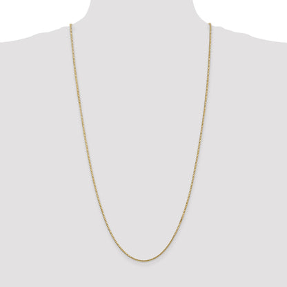 14K 30 inch 1.5mm Box with Lobster Clasp Chain