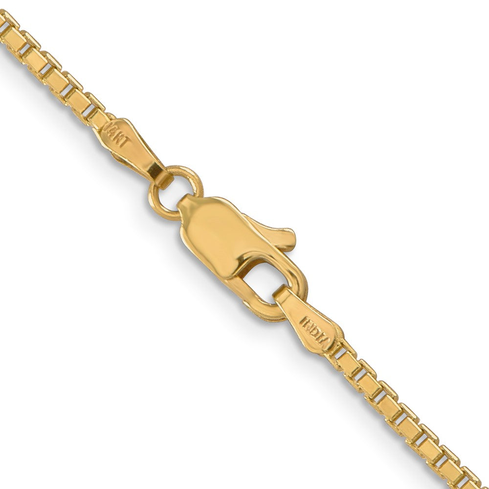 14K 18 inch 1.9mm Box with Lobster Clasp Chain