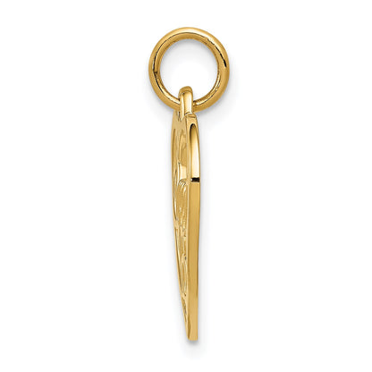 14k SWEET 16 in Heart Charm