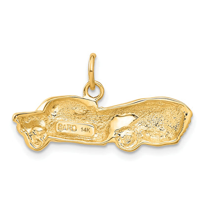 14k Sports Car Charm