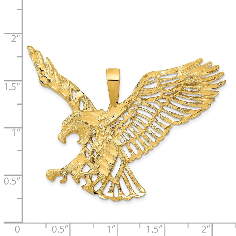 14k Large Eagle Charm