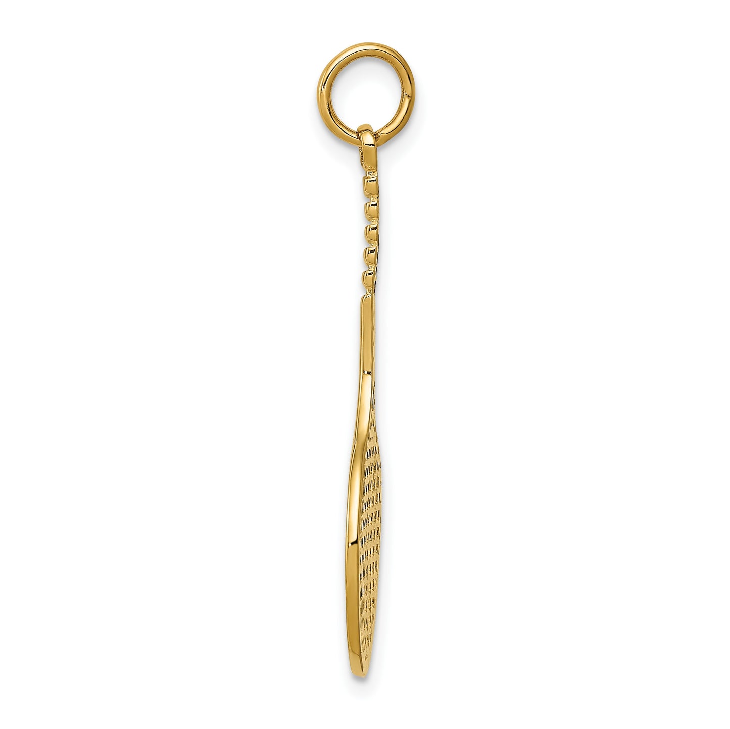 14k Tennis Racquet Charm