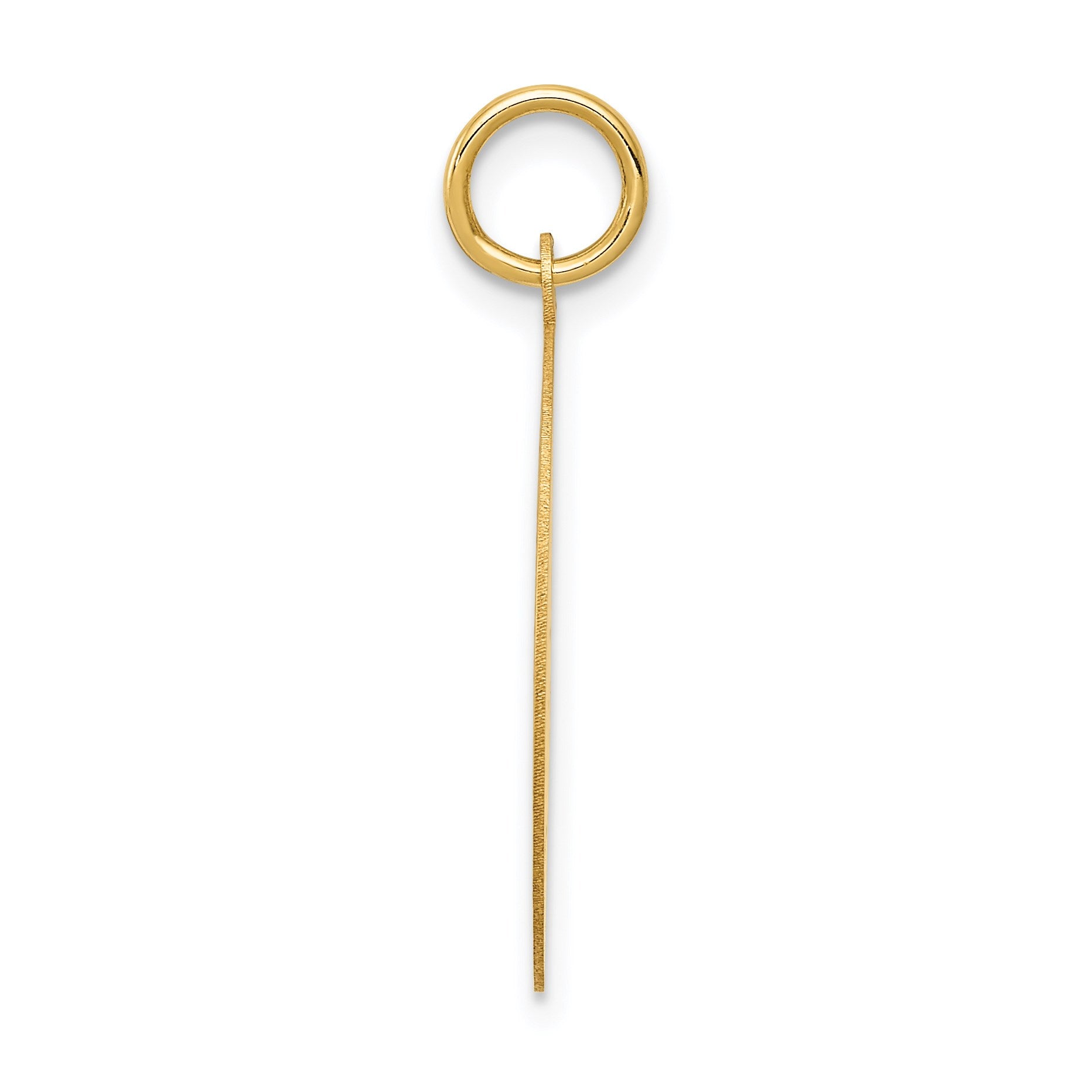 14k WRESTLING 19mm Engravable Disc Charm