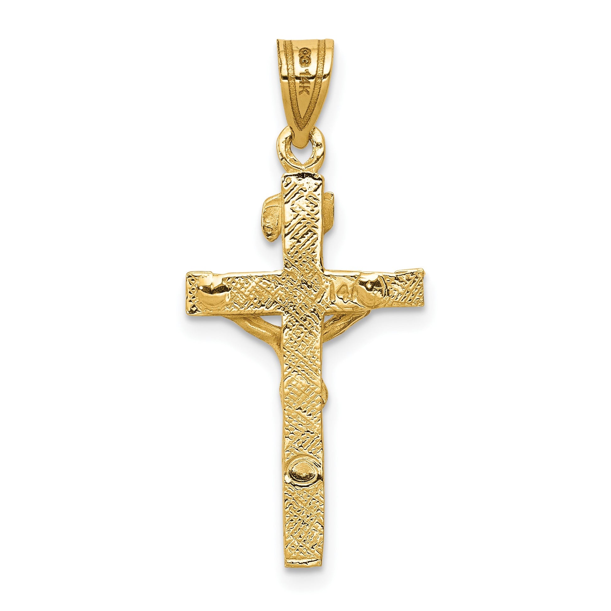 14k INRI Crucifix Charm