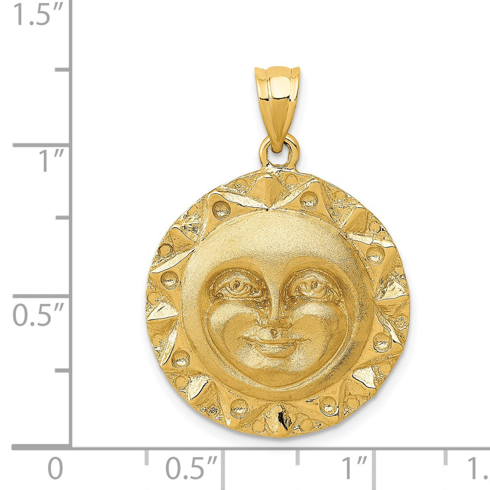 14k Sun Charm