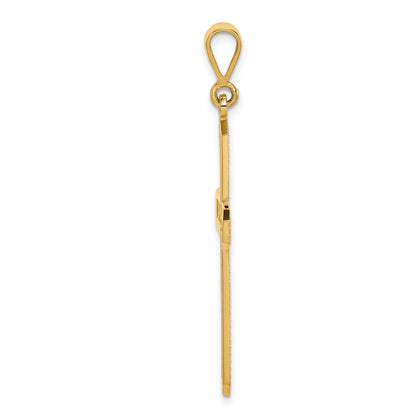 14k Celtic Knot Cross Pendant