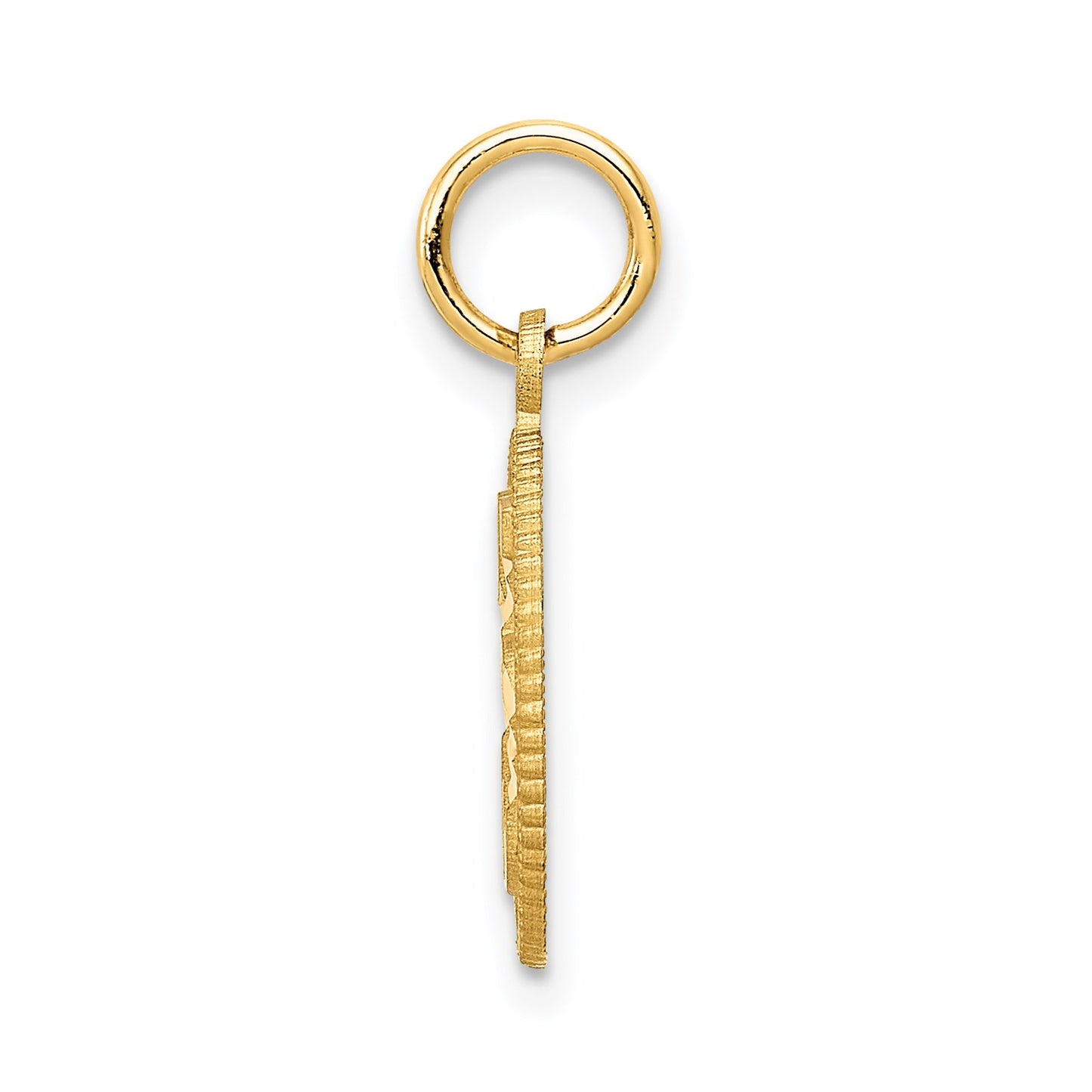 14k 15 in Circle Pendant