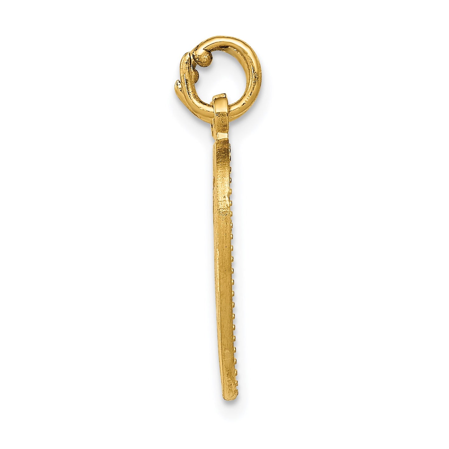 14k BEST SISTER 2-Piece Break-apart Heart Charm