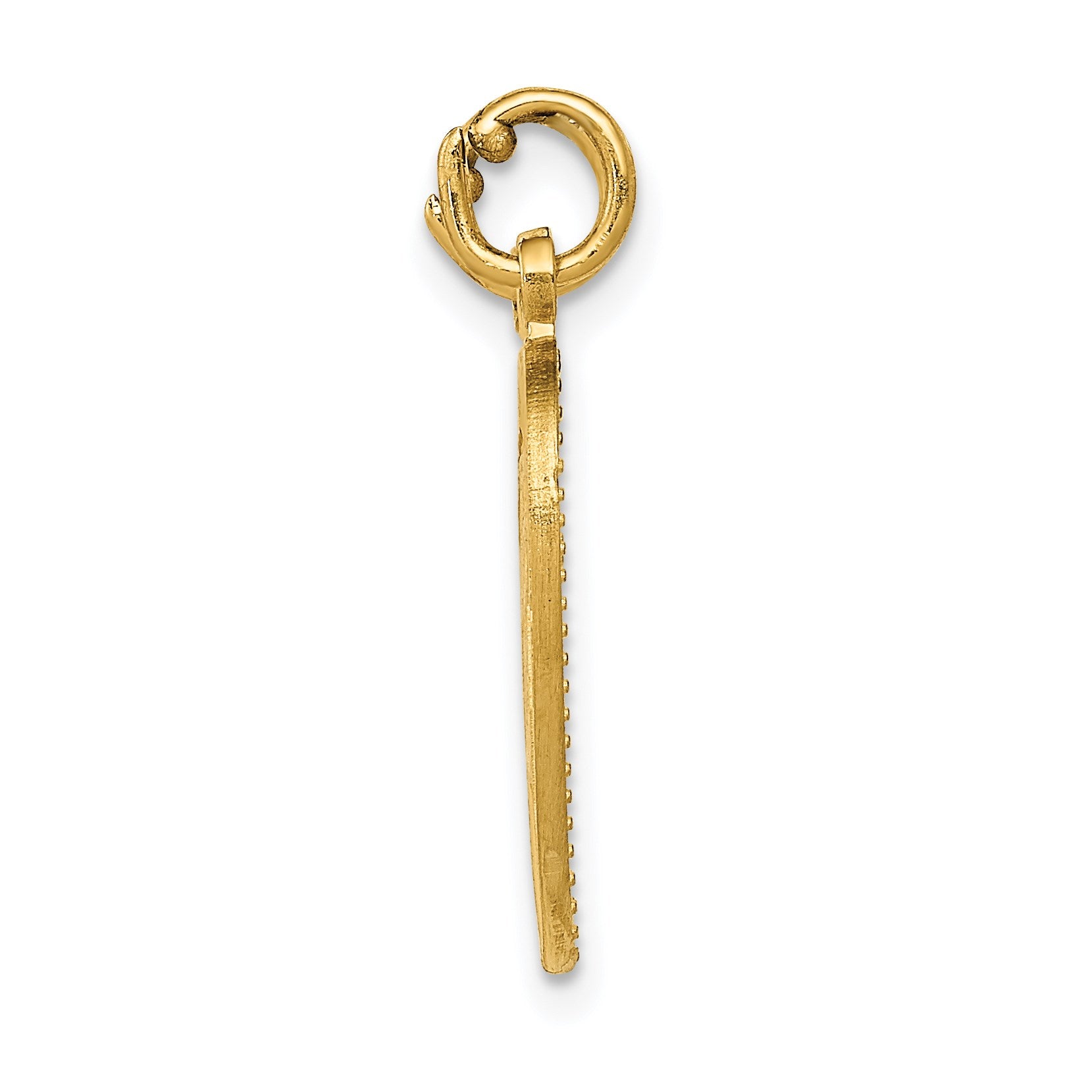 14k BEST SISTER 2-Piece Break-apart Heart Charm