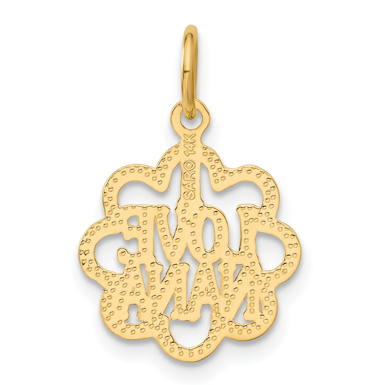 14k I LOVE NANA Charm