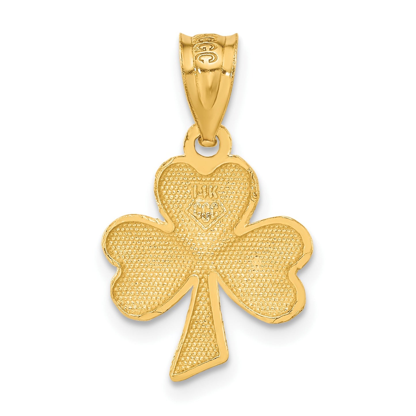 14k Shamrock Charm