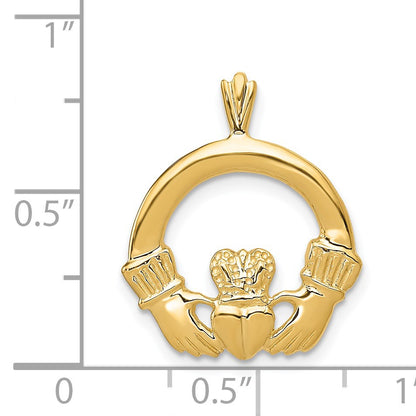 14k Claddagh Pendant