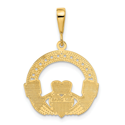 14k Claddagh Pendant